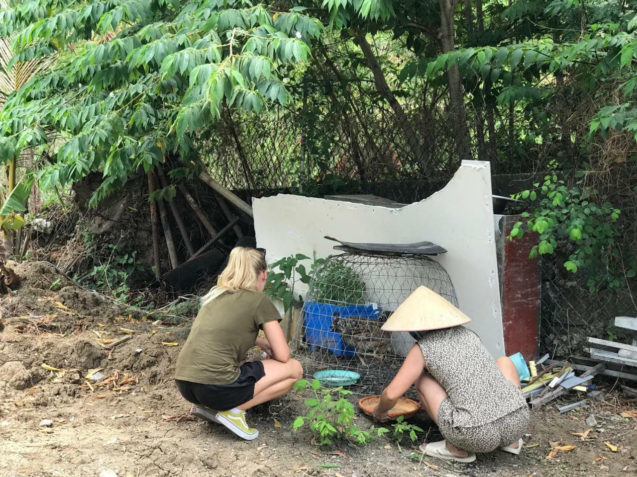 Pun Corner Homestay Chi Khu Co Ong Bagian luar foto